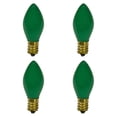 thumbnail image 3 of Northlight C7 Opaque Christmas Replacement Bulbs - Green - 4ct, 3 of 9