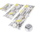 thumbnail image 4 of Farmhouse Kitchen Mats for Floor 3 Piece, Yellow Kitchen Rugs and Mats Non Skid Washable for Kitchen Sink Floor, Floral Yellow Kitchen Accessories and Decor Kitchen Mat, 17"x30"+17"x47"+17"x59", 4 of 6
