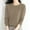 Khaki, variant on Women's Casual Loose Fit Knitted Pullover Sweater Low Cut Round Neck Lightweight Top for Fall Winter and Sweatshirt Men Men Sweater for Work Mens Warm Shirts Sweatshirt Womens Women Pullover