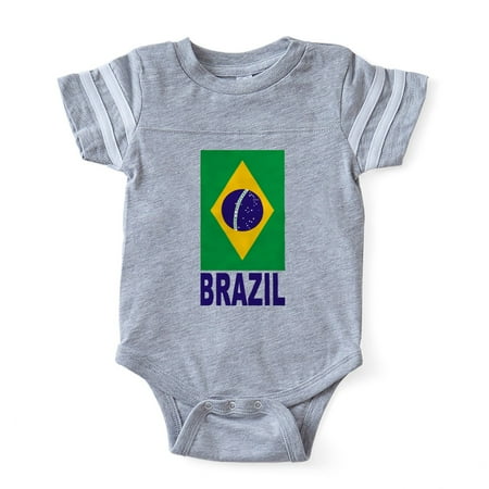 

CafePress - Brazil_S - Cute Infant Baby Football Bodysuit