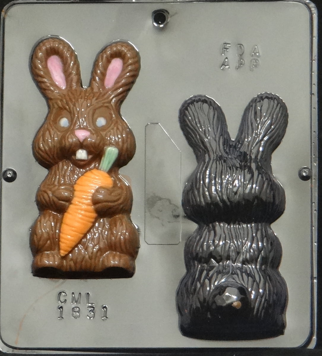 Sitting Bunny Chocolate Candy Mold Make 'N Mold 4110