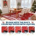 thumbnail image 3 of Memoryfield Christmas Area Rug 4' x 6', Machine Washable Rugs Holiday Christmas Tree Print Throw Carpet, Low Pile Rug Stain-Resistant Xmas Rugs for Bedroom Living Room Dining Room Party, 3 of 9
