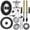 No Swingarm, variant on 16 x 2.5 Tire Tyre Inner Tube for Electra Schwinn Electrical Dirt Pit Bike Bicycle Scooter Ebike Escooter Moped with 16x2.50 Tire