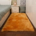 thumbnail image 1 of Faux Sheepskin Fur Area Rug, White Fluffy Rugs for Bedroom Living Room, Soft Fuzzy Carpets for Kids Room, Girls Room, Nursery Bedside Rug, Purple, 1 of 7