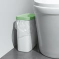 thumbnail image 6 of Kitchen Trash Can, Step-On Garbage Can with Lid, Tall Kitchen & Bathroom Trash Can, Small Office Waste Bin, Green - Xuniizn, 6 of 7