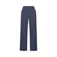 thumbnail image 4 of Girls Flare Leggings High Waisted Yoga Dance Pants School Outfit Soft Stretch Wide Leg 4-way Pants for Kids Girls Casual Wear,9-10Y,Royal Blue, 4 of 6