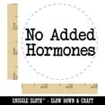 thumbnail image 2 of No Added Hormones Typewriter Egg Chicken Rubber Stamp - Small 3/4 Inch, 2 of 7