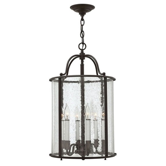 Hinkley Lighting - Six Light Foyer Pendant - Gentry - 6 Light Large Foyer in
