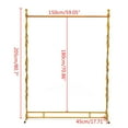 thumbnail image 4 of MONIPA Clothes Rack Display Stands Metal Cloth Hanger Freestanding Garment Rack Wedding Dress Display Stand (Gold), 4 of 16
