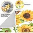 thumbnail image 2 of FREEAMG Vintage Sunflower Butterfly Dish Drying Mat for Kitchen Counter, Ultra Absorbent Reversible Microfiber Dishes Drying Rack Pad Heat-resistant Mats 18x24 Inch, 2 of 7