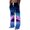 Blue, variant on Men's Digital 3D Coconut Tree Theme Casual Pants Spring Summer Black S