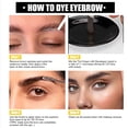thumbnail image 2 of Conjunto De Crema Para Cejas Juego de modelado de cejas 2 en 1, portátil, conveniente para maquillaje de mujer (marrón oscuro), 2 of 8