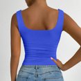 thumbnail image 4 of Fgvctg Womens Black Tank Top Tummy Control Shapewear Tank Tops U Neck Slim Fit Shapewear Bra Sleeveless Seamless Compression Stretchy Bras Plus Size Workout Camisole Top Royal Blue L, 4 of 6