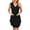 Black, variant on Dress For Women Casual V Neck Solid Color Sleeveless Botton Dress Casual Dress