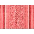 thumbnail image 1 of Ahgly Company Indoor Rectangle Abstract Red Modern Area Rugs, 2' x 5', 1 of 4