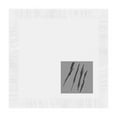 thumbnail image 3 of Effete Feline Claw Marks Scratch White Coined Napkins, 3 of 6