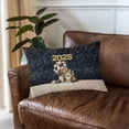 thumbnail image 3 of Happy New Year Exotic Shorthair Welcome 2025 Balloon Firework Party Quilt Pillowcase Cat Lover Kitten Owner Gifts Throw Pillow Cover Bed Home Decor - 01014, 3 of 5
