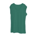 thumbnail image 4 of Womens Cap Sleeve Crop Tops Cotton T Shirts Crewneck Loose Fit Short Sleeves Tee Summer Fashion Clothes 2026 Mint Green S, 4 of 5