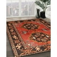 thumbnail image 3 of Ahgly Company Machine Washable Indoor Rectangle Traditional Tomato Red Area Rugs, 4' x 6', 3 of 7