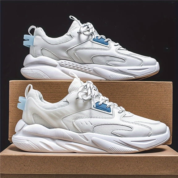 Men'S Fashionable Trendy Casual Sports Shoes High-Top Sneakers , All Season |