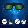 thumbnail image 2 of Solar-Powered Auto-Dimming Welding Goggles with PC Lens - Protects Against and UV Rays, Suitable for Electric Welding, Gas Shielded Arc Welding, Electric Saw, Argon Arc Welding - Dimming Brightness, 2 of 7