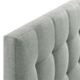 thumbnail image 4 of Modern Fabric Queen Tufted Panel Headboard in Gray, 4 of 6