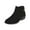 Black, variant on TKYCMSUAKI Rain Boots Women,Women's Chunky Low Heel Ankle Boots Classic Round Toe Side Zipper Booties Trendy Pull On Fall Block Ankle Booties