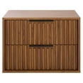thumbnail image 2 of Safavieh Lylia Modern Partical Board and Mdf Night Stands, Walnut/Black, 2 of 6
