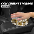 thumbnail image 4 of Naloa Sunflowers and Bees Car Trash Can Garbage Car Accessories Trash Can Car Waste Bin for for Driver and Passenger Any Vehicle, 4 of 7