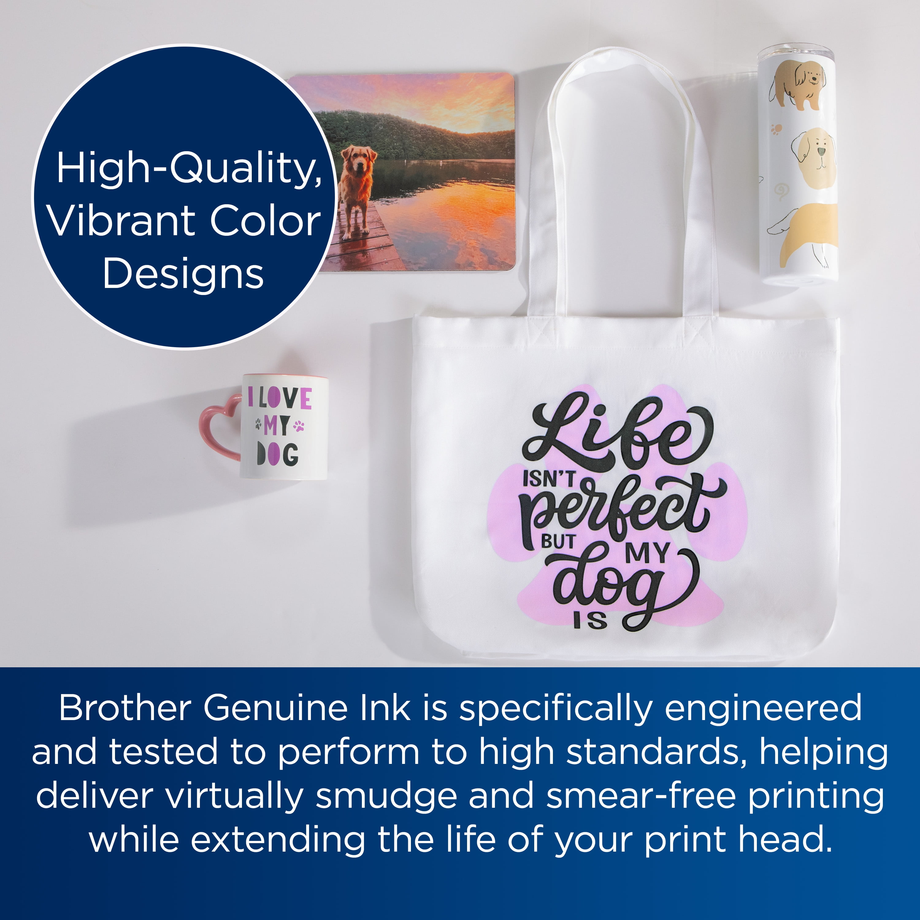 Brother SP1 High-Quality Wireless Sublimation Printer with Paper & Full-Size Inks