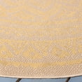 thumbnail image 3 of Safavieh Courtyard Gracelyn Medallion Indoor/Outdoor Area Rug, Beige/Gold, 6'7" x 6'7" Round, 3 of 9
