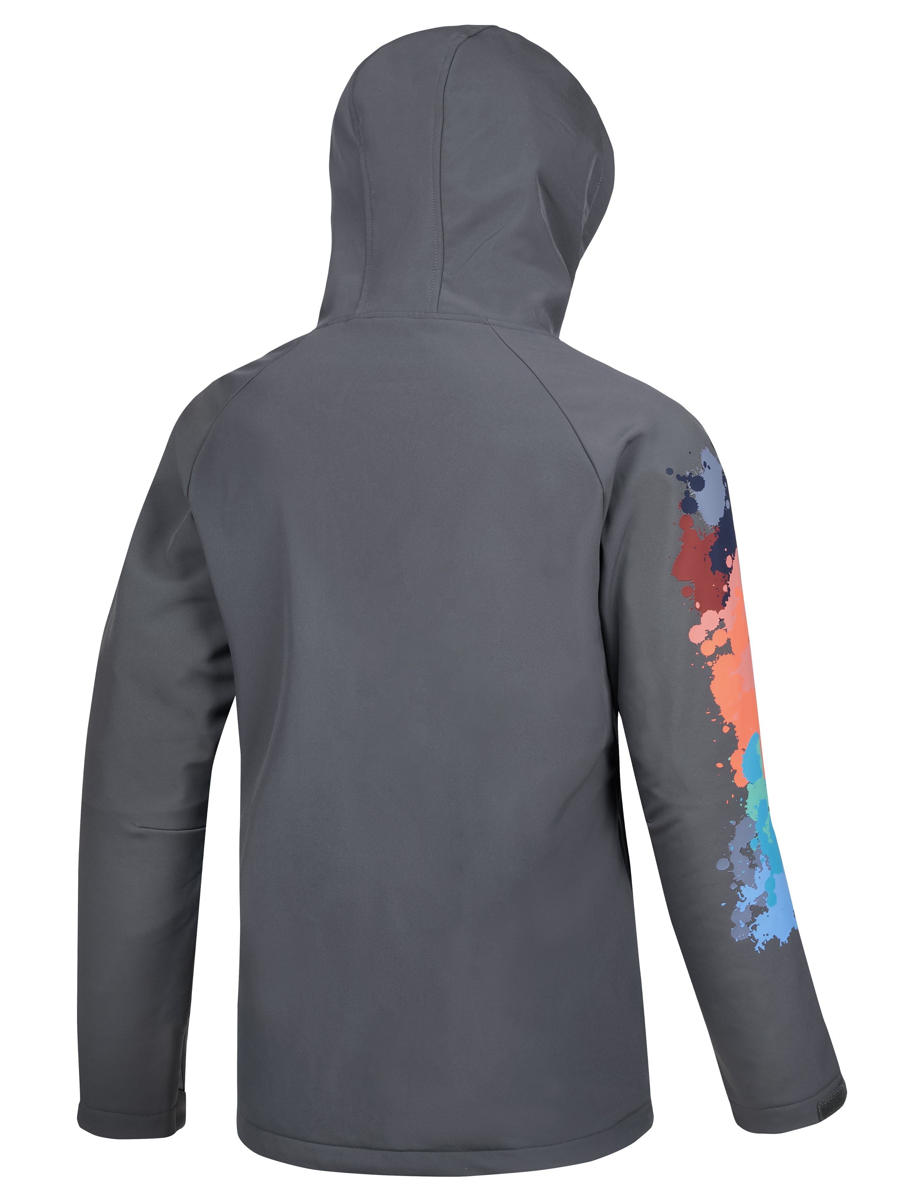 Little Donkey Andy Mens Fleece Hoodies Water Repellent, Thermal Insulation Pullover Hooded Sweatshirt UPF50+ (Iron Grey XL)