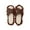 A Brown, variant on Wovix House Slipper For Women Fuzzy Flip Flop Slippers Washable Fluffy Comfortable Open Toe House Non-Skid Sole Daily Wear