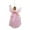 Pink, variant on Christmas Tree Pendant Doll, Fabric Angel Christmas Tree Topper, Mini Angel Christmas Tree Pendant, with Feather Wing for Christmas Decorations Xmas Tree Ornament White
