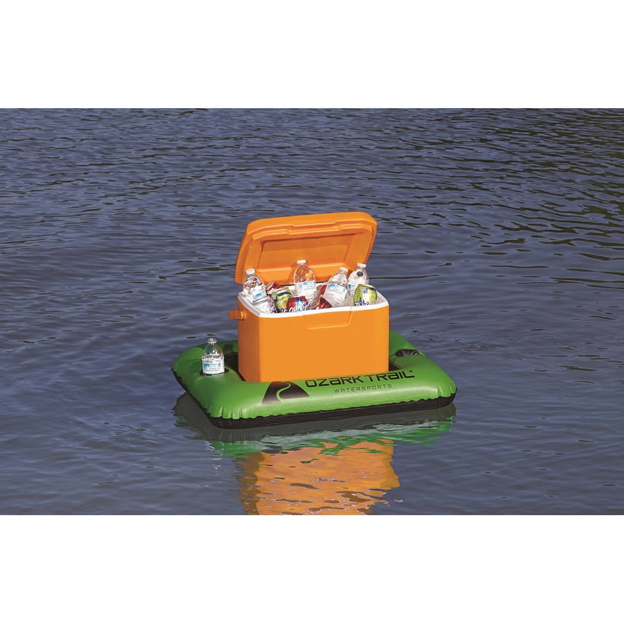 Ozark Trail Cooler Float Water Sports Holds 28qt Coolers and 2 Cup Holders for sale online 