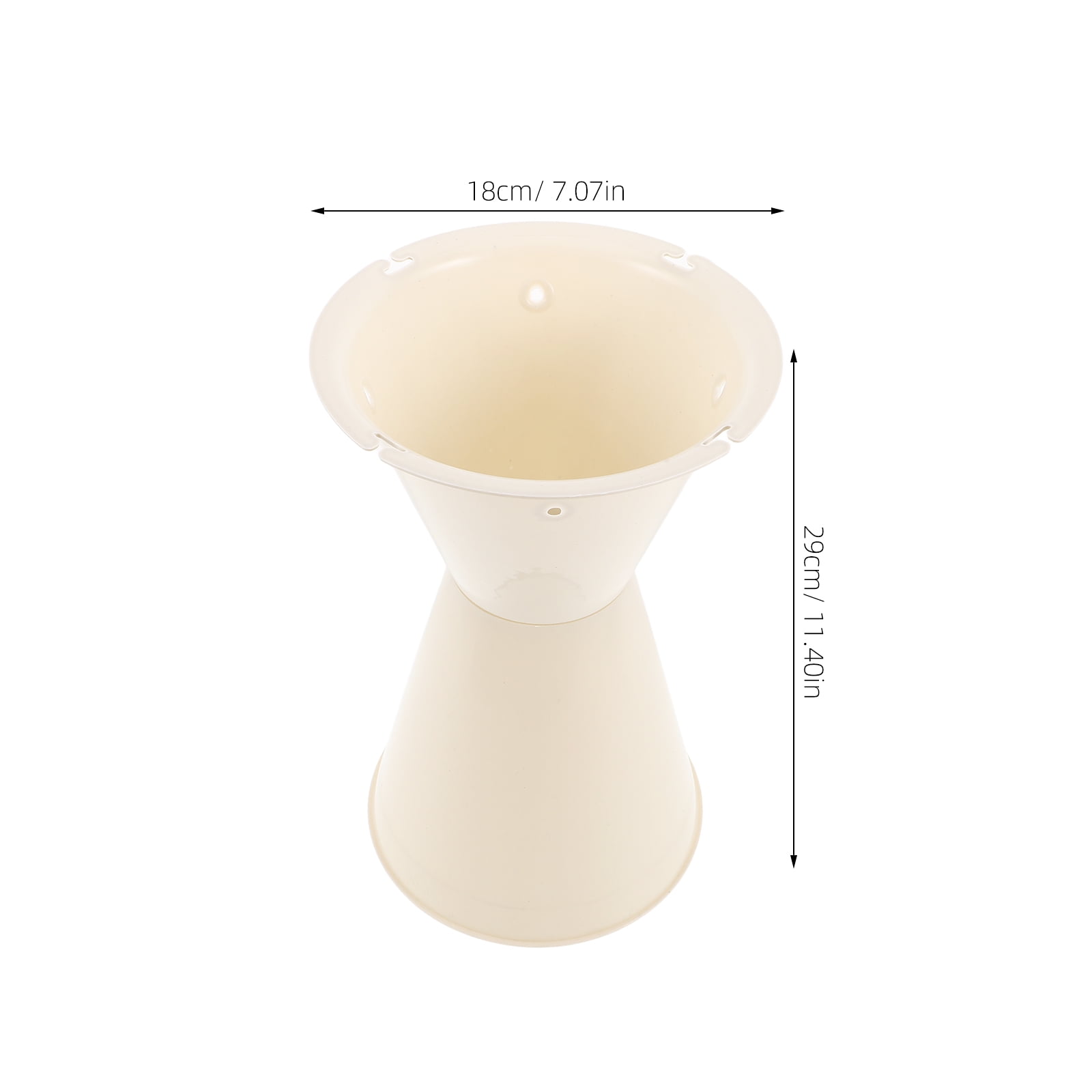 FOMIYES White Plastic Portable Flower Bouquet Insert for Floral Arrangements and Decorative Use