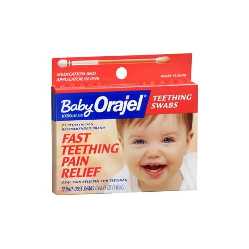 orajel teething swabs