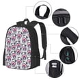 thumbnail image 4 of Daiia Baby Cow Backpack for Men and Women -Durable Backpack Large Capacity, Water-Resistant Bag with Adjustable Straps and Laptop Compartment, 4 of 9