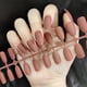 thumbnail image 3 of 24 Piezas DIY Salvador Ballet Mujeres Uñas Postizas Cubierta de Puntas para Salón de Uñas Piel profunda, 3 of 4