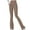 Activewear-Khaki, variant on Meichang Flare Leggings for Women High Waisted Tummy Control Yoga Pant Solid Slim Fit Dance Training Athletic Gym Workout Bottoms Bootcut Leggings