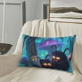 thumbnail image 5 of Hirioo Cute Fuzzy Fantasy Creatures for Plush Pillow Cover for Bedroom and Living Room ,Elegant, Comfortable Home Decor-20"x30", 5 of 6