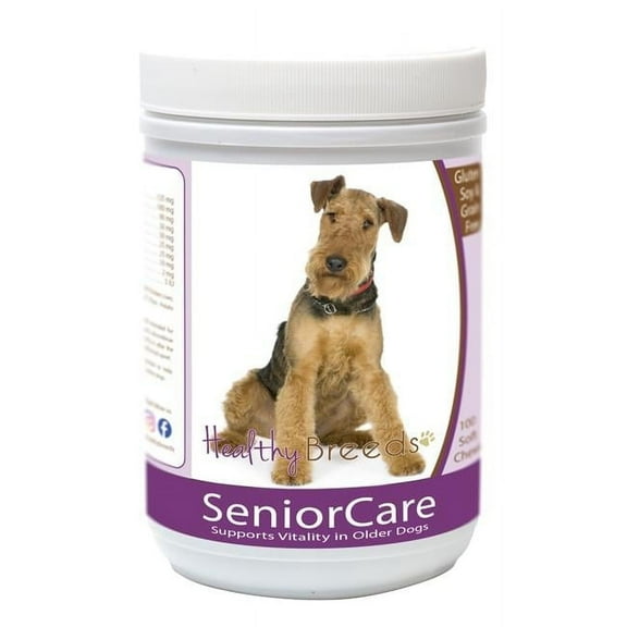 Healthy Breeds 840235164197 Airedale Terrier Senior Dog Care Soft Chews