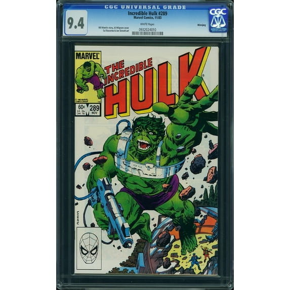 Incredible Hulk #289 - CGC 9.4 Comic Book