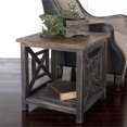 thumbnail image 3 of Uttermost Spiro Table d'Appoint en Bois de Sapin Récupéré Noir Brossé, 3 of 4