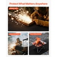 thumbnail image 6 of CAFORKP Carbon Felt Welding Blankets 2-Pack, 20"x36" Flame Retardant, Up to 1800°F, 6 of 10