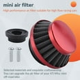 thumbnail image 6 of 44Mm Air Filter For 47Cc 49Cc 2 Stroke Super Pocket Bike Upgrade Kit Mini Dirt Bike Atv ma3328, 6 of 7