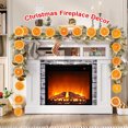 thumbnail image 3 of Fake Orange Slice Decorations,QZS Simulation Orange Slice Fall Garland,1Pack Portable Christmas Decorations for Doorway,Window, 3 of 6