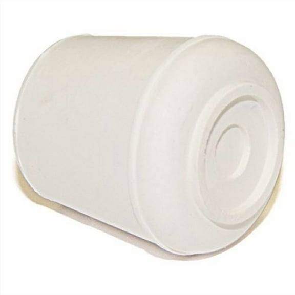Tru-Guard F31924TV 4-Pack of 5/8" (Inner Diameter) Off White Rubber Chair Furniture Leg Tips - Quantity of 6