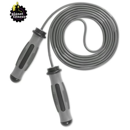 Planet Fitness Comfort Grip Jump Rope for Cardio 10 ft. for Men & (Best Jump Rope For Cardio)