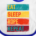 thumbnail image 4 of Inktastic Team Roping Eat Sleep Rope Repeat Boys or Girls Baby Bib, 4 of 4